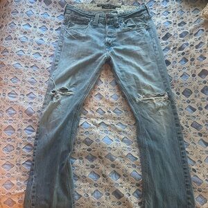 Levi's Light Blue Straight Leg Jeans